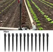 50*Adjustable Water Flow Irrigation Dripper Pile Emitter Drip Irrigation System