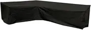 CANIGHT Waterproof Sofa Cover L Shape Patio Furniture Covers Outdoor Cover Outside Furniture Cover Weatherproof Patio Furniture Covers Sectional Couch Covers Patio Sectional Cover
