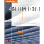 <麗文校園購>NEW INTERACTIONS 1 (LISTENING/SPEAKING)(WITH CODE)(ASIA ED) 9781447078180