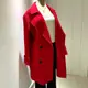 [二手] ARK 紅色羊毛大衣，Size 36，9成新