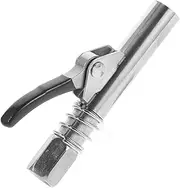 TOPPERFUN Grease Nozzle with Locking Mechanism High Pressure Oil Nozzle for Electric and Manual Use with Slip Grip for Efficient