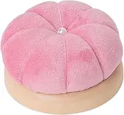 ａ aternee Pumpkin Pin Cushion Elastic Wrist Belt Sewing Pin Cushion Compact Handcraft Tool Pincushion Cushion Pin Holder for Embroidery Bedroom Desktop, Red