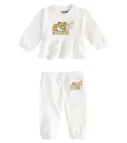 [Moschino Kids] Moschino Kids Baby Teddy Bear sweatshirt and sweatpants set M 18-24 white