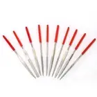 10Pcs Mini Electroplated Diamond-File Rasp Needle Metal Carving Craft Hand Tool