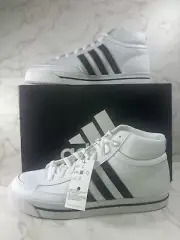 Adidas Retrovulc Mid Cloud White Black Shoes GW8368 Men's Sizes