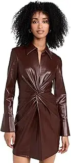 [Cinq à Sept] Women's Vegan Leather McKenna Dress