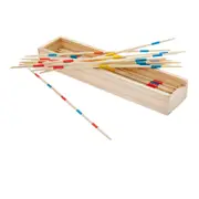 Gibson Gifts Retro Pick Up Sticks Wooden Kids/Family Fun Board Game Set