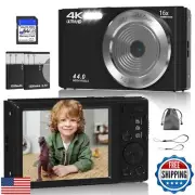 Digital Camera, FHD 4K 44MP Digital Camera, 16X Digital Zoom, Digital Point a