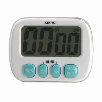 在飛比找momo購物網優惠-【KINYO】防潑水電子式正倒數計時器(TC-18)