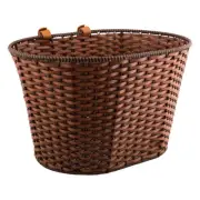 Sunlite Deluxe Rattan Basket Basket Sunlt Ft Rattan Strp Std Brn W/straps
