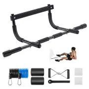 Pull Up Bar for Doorway Thickened Steel Max Limit 440 lbs Upper Body Workout