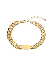 Eye Candy LA Titanium Kinsley Bar Bracelet