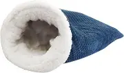 Cat Sleeping Bag Soft Cat Shelter Dog Snuggle Sack Soft Plush Large Cat Sack Self Warm Cat Bed for Winter Cosy Cat Bed Cave 360° Wrap Comfortable