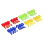 0.4" Self Adhesive Dots, 360 Pairs Sticky Hook Nylon Loop Dots, 4 Colors