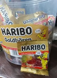 在飛比找Yahoo!奇摩拍賣優惠-[YO姨]德國 HARIBO 小熊軟糖 哈瑞寶金熊  迷你包