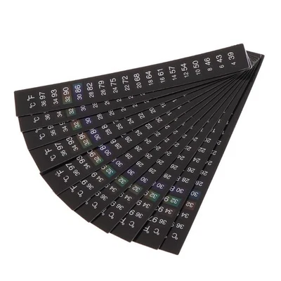Sticker Temperature Thermometer Aquarium Adhesive Strip for Brewing 18 34℃