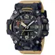 【CASIO 卡西歐】G-SHOCK MUDMASTER 碳纖維陸地極限 太陽能腕錶(卡其GWG-2000-1A5)