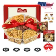 Luxury Gift Platter of Freshly Roasted Nuts - Ideal for Birthdays & Sympathy
