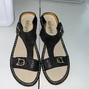 ALEGRIA Lara Gemboree Wedge Sandals #LAR-582, Size 7-7 1/2, 37
