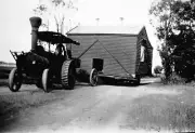 Berrimull District Victoria 1920 - Weatherboard building of the Be- Old Photo