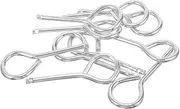 [IWOWHERO] 10Pcs Replacement Lock Pin for Fire Extinguisher Safety Durable Iron Pull Pin for Home Office and Vehicle Fire Equipment Easy to Use Fire Extinguisher Lock Pin