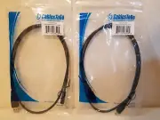 Lot of 2 C2G Cables to Go 27329 USB 2.0 A to Mini-B 1m Digital Camera Transfer