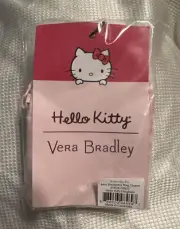 Vera Bradley Hello Kitty Gingham Mini Backpack Bag Charm Pink Limited Edition