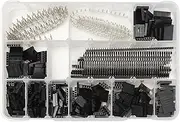 1450PCS Dupont Jumper Connector Kit 2.54mm Pitch Single Double-Layer Male Female Headers Dupont Crimp Pins