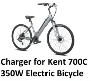AC adapter power supply battery Charger for Kent 700C 350W electric bike
