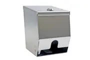 New Bradley 5441 Toilet Roll Holder Lockable - Silver 115Mm W 150Mm H X 128Mm D