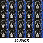 20 x 25W Clear Fancy Round Light Globes Bulbs Lamps Bayonet Cap B22 Warm White