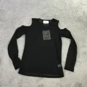 Yoko Ono Shirt Mens Small Mesh Cutout Shirt Black Sexy LBGTQ John Lennon Rare