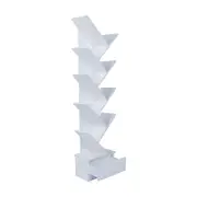Tree Bookshelf Bookcase Book Organizer 9-Tier Multipurpose Shelf Display Racks