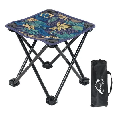 Portable Folding Camping Stool Outdoor Camping Lightweight Samll Chair for Fi...