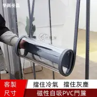 在飛比找蝦皮購物優惠-客製化 空調門簾 磁吸門簾 防冷氣門簾 磁性自吸透明塑膠pv