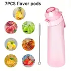 LUSQI 650Ml Water Bottle Frosted Gradient High Appearance General Anti-Fallv wit