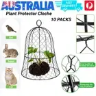 10PCS 13" x 16" Height Garden Chicken Wire Cloche Plant Cover Plant Protector AU