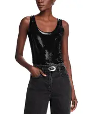 Kobo Halperin Isla Wool Sequin Tank Top