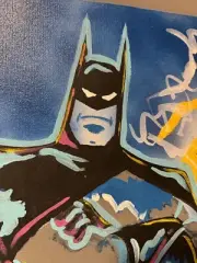 Franco Batman animated Series Original Painting Art Baltazar