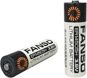 (2-Pack) ER14505H 3.6V 2700mAh Lithium Battery for Fanso ER14505H ER14505 LS14500 (No Plug)