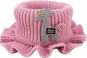 [LIUPUUDLY] Children's Tube Scarf Cute Loop Scarf Warm Baby Girl Round Scarf Knitted Scarf