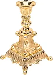TOPPERFUN European Elegant Candlestick Creative Candle Holder for Weddings Parties Home Decor Simple Design for Romantic Atmosphere Finish Table Centerpiece