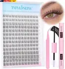 Natural Lash Extension Kit 168Pcs Lash Clusters Kit Wispy Eyelash Extensions 9-1