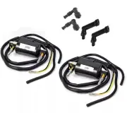 2x Ignition Coil Spark Plug Boot Caps for Kawasaki 750 LTD KZ750 1980 1982 1983