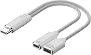 USB C Adapter 1 in 2 Out - Type C Splitter Multifunctional USB Converter, OTGs Type C to USB Adapter | Versatile USB to USB Cord Adapter Cable Adapter for Mobile Phone Tablet Laptop