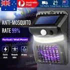 Solar Mosquito Zapper Killer Wall Lamp Bug Zapper Fly Insect Repeller AU