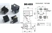 30pcs 3.5mm X 1.3mm socket jack SMD DC for Tablet laptop Charger Power Plug -033