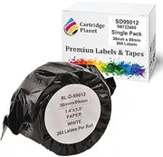 Cartridge Planet Compatible Address Label Roll for Dymo SD99012 S0722400 36mm x 89mm 260 Labels for Dymo LabelWriter 450 450 Turbo 450 Twin Turbo 450 Duo 4XL SE450 310 320 330 400 SE300 Wireless