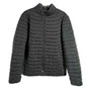 Ben Sherman Mens Lightweight Packable Zip Up Puffer Jacket(DARK Gray,XL) NWT