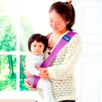 在飛比找PChome24h購物優惠-法國tonga涼爽透氣嬰兒背帶,附贈tonga專用束口袋 -